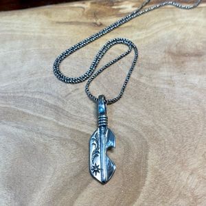 Artisan Handmade 925 Silver feather locket